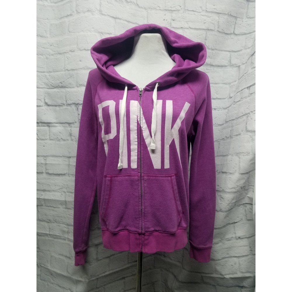 hooded zip up sweatshirt by Vs PINK